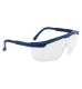 Klasszikus védőszemüveg, kék, polikarbonát UV400 & műanyag keret
